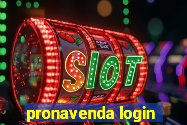 pronavenda login